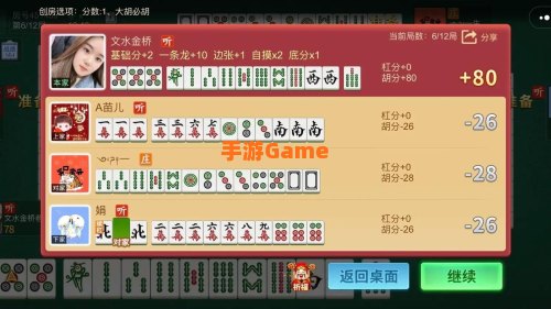 麻将 游戏