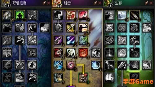 wow射击猎人天赋